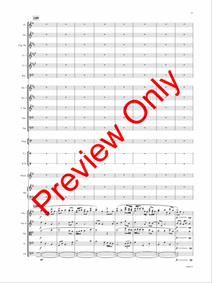 Anishinaabeg Rhapsody Orchestra scores gallery preview page 40