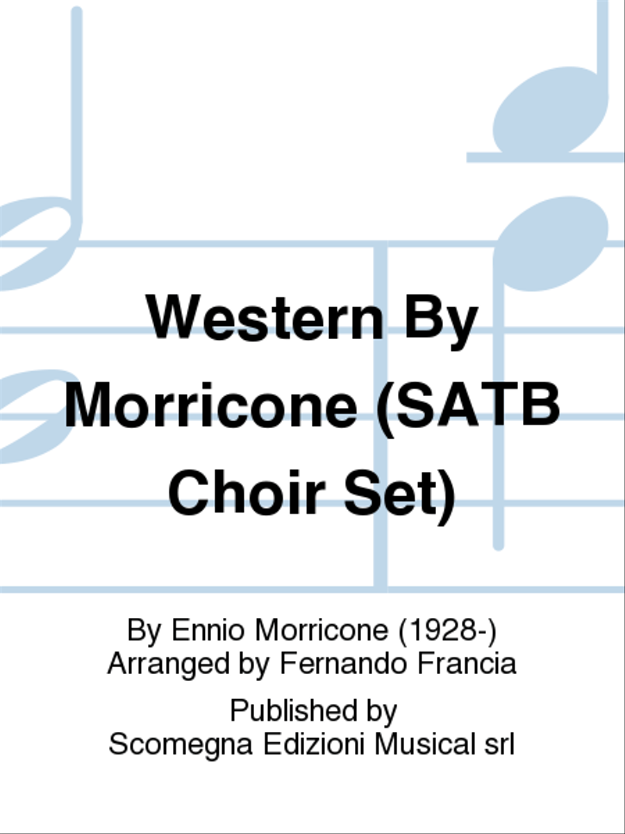 Western By Morricone (SATB Choir Set) 4-Part scores gallery preview page 1