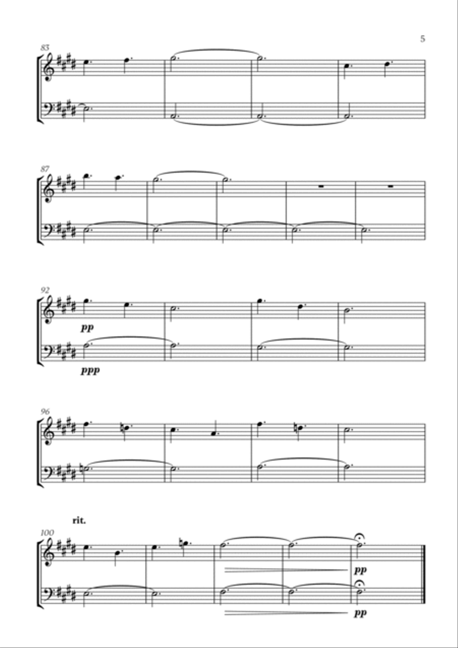 Golden Hour String Duet scores gallery preview page 5