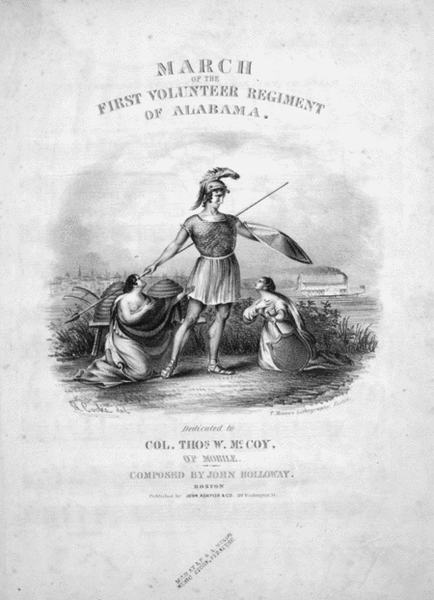 March of the First Volunteer Regiment of Alabama