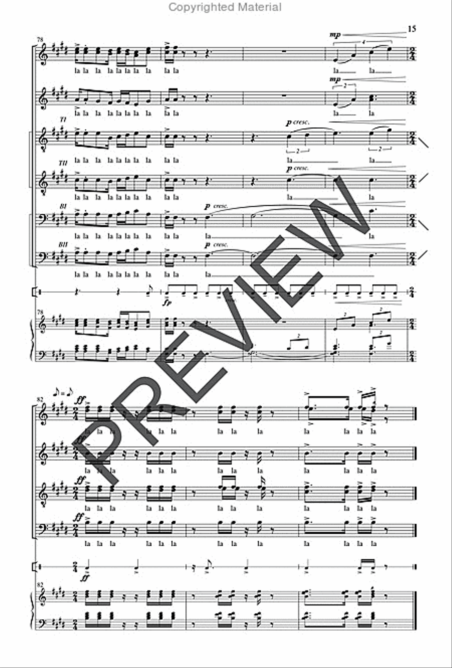 Drumsound Rises Drumsound Rises Divisi scores gallery preview page 14