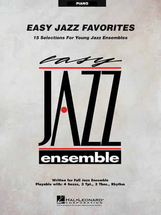 Book cover for Easy Jazz Favorites – Piano