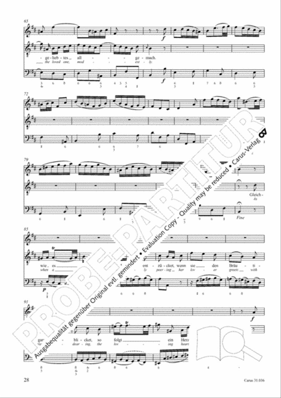 Up joyous raise your song (Schwingt freudig euch empor) 4-Part scores gallery preview page 29