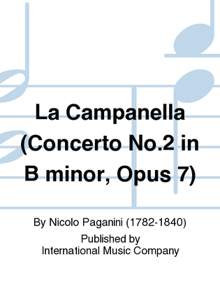 Book cover for La Campanella (Concerto No.2 In B Minor, Opus 7)