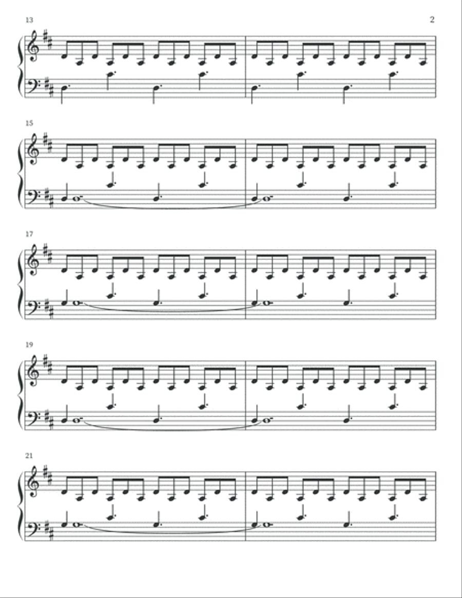 Orange (contemporary classical piano music) Piano Solo scores gallery preview page 3