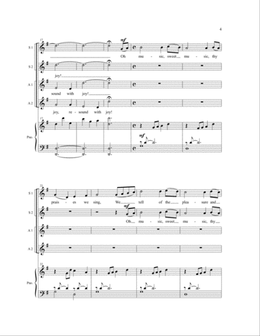 Let the Music Resound SSAA scores gallery preview page 4