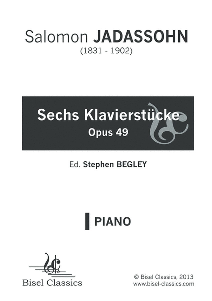 Sechs Klavierstucke, Opus 49
