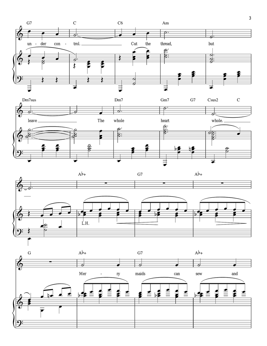 Falling In Love With Love Piano, Vocal scores gallery preview page 3