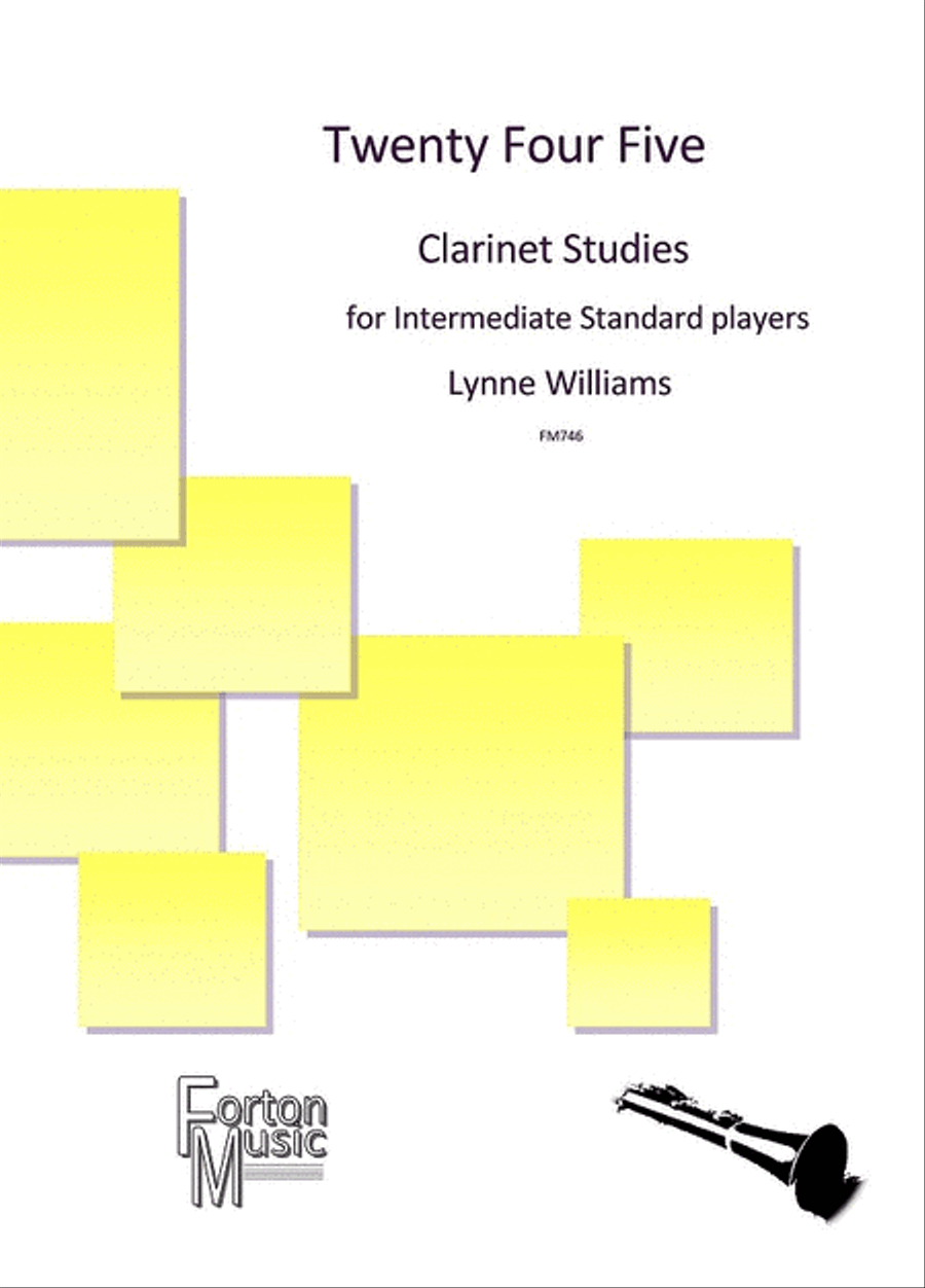 Twenty Four Five Clarinet Solo scores gallery preview page 1