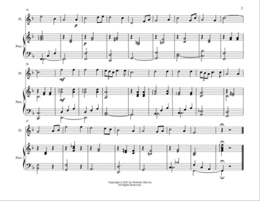 If You Were The Only Girl In The World Woodwind Duet scores gallery preview page 2