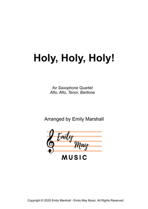 Holy, Holy, Holy! (for Saxophone Quartet)