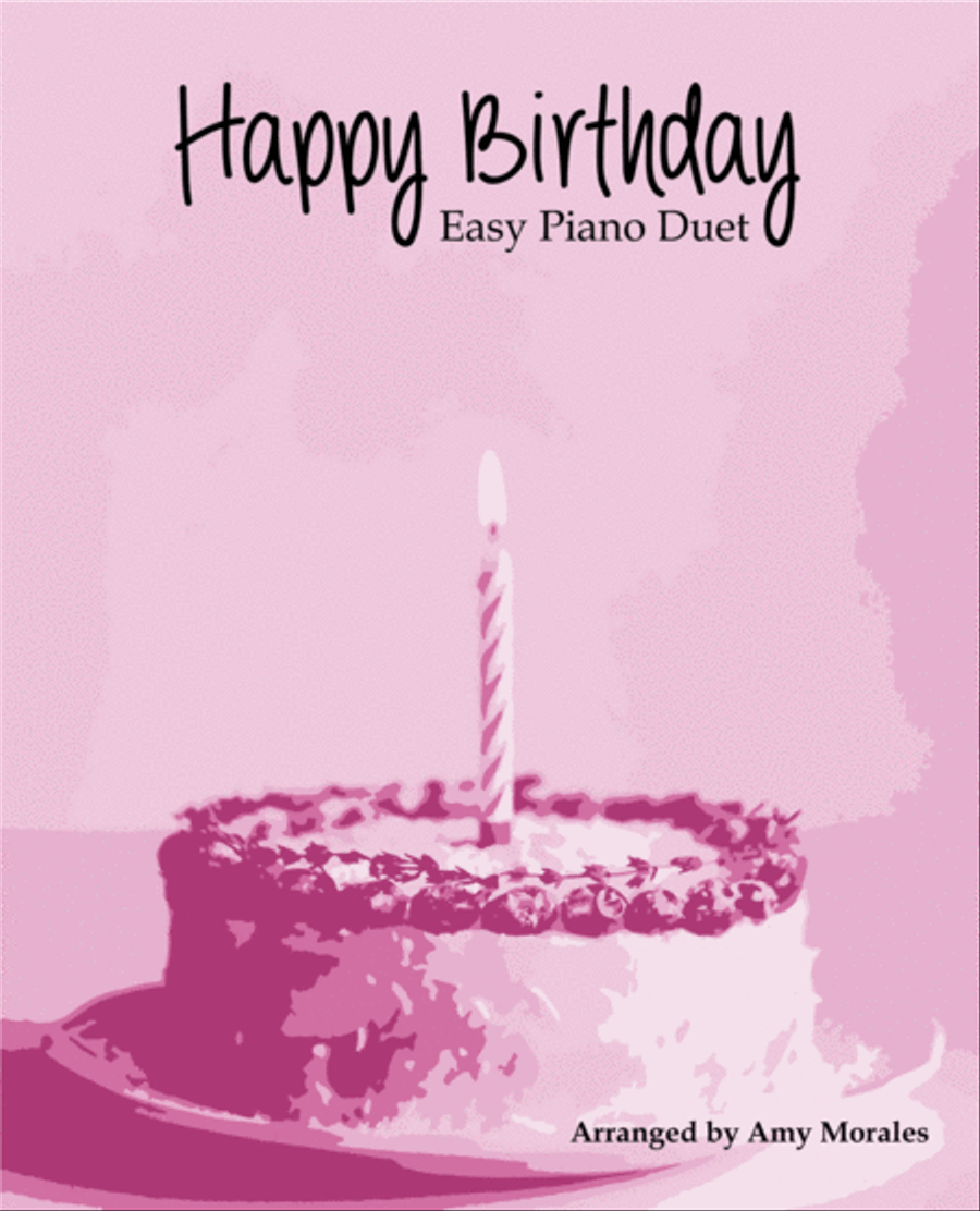 Happy Birthday - Easy Duet Easy Piano scores gallery preview page 1
