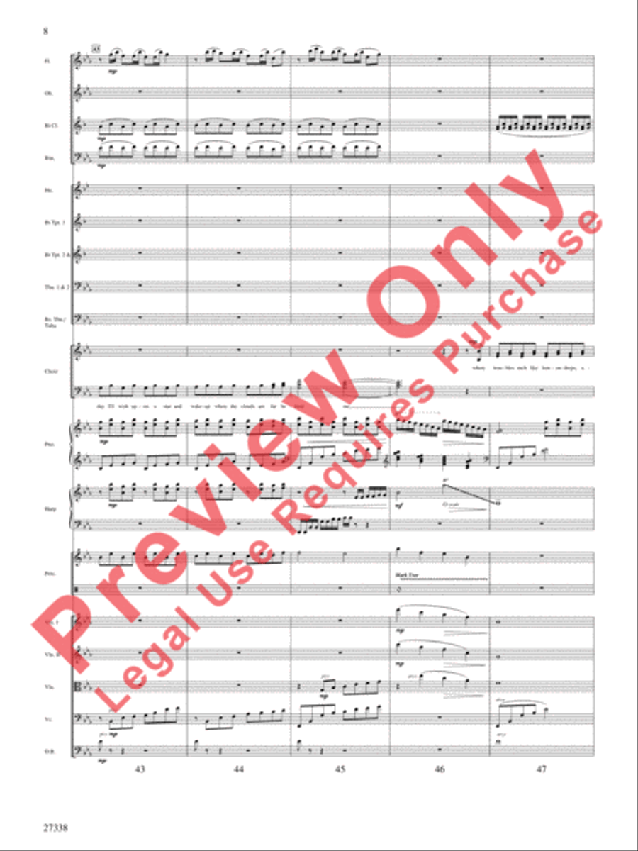 Over the Rainbow Choir scores gallery preview page 9