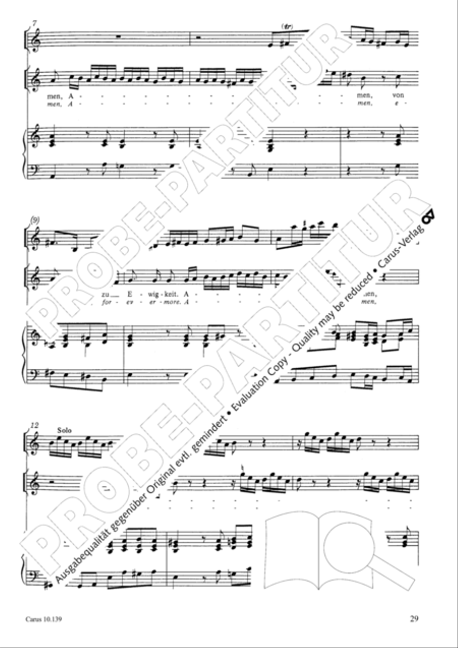 All my spirit exalts my Saviour (Meine Seele erhebt den Herren) Flute scores gallery preview page 30