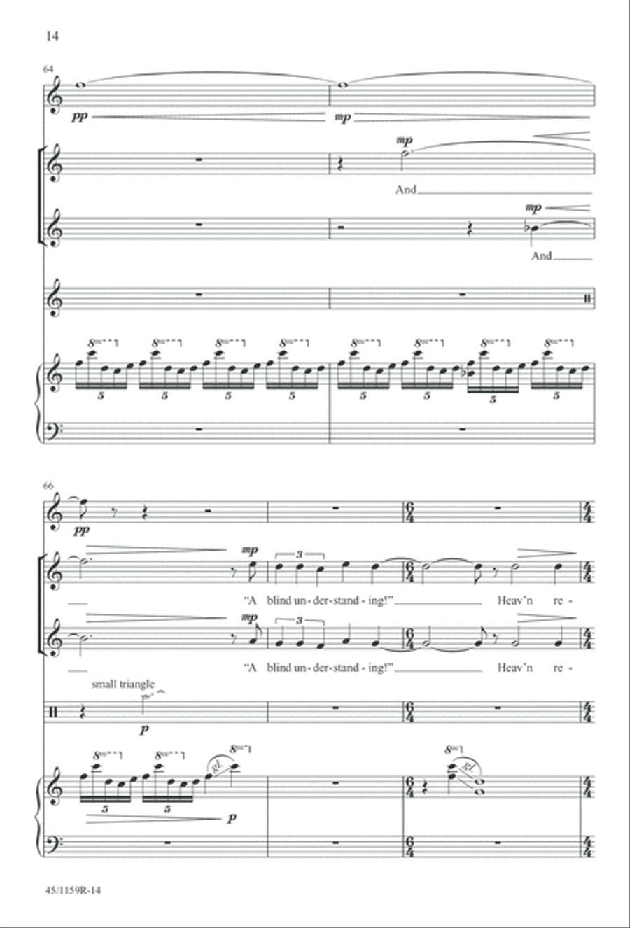 The Day of Hope - Choral/Full Score SSAA scores gallery preview page 14