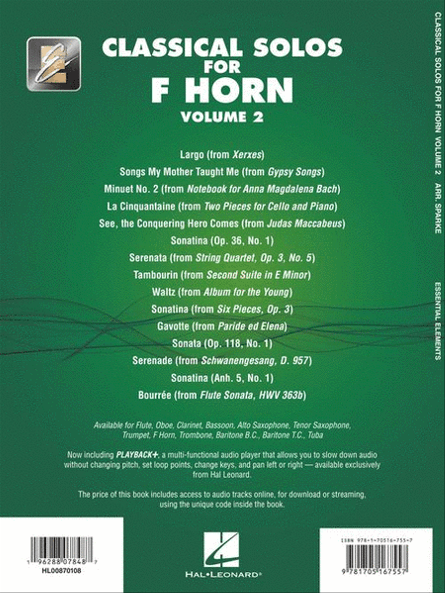 Classical Solos for F Horn – Volume 2 Concert Band Methods scores gallery preview page 6