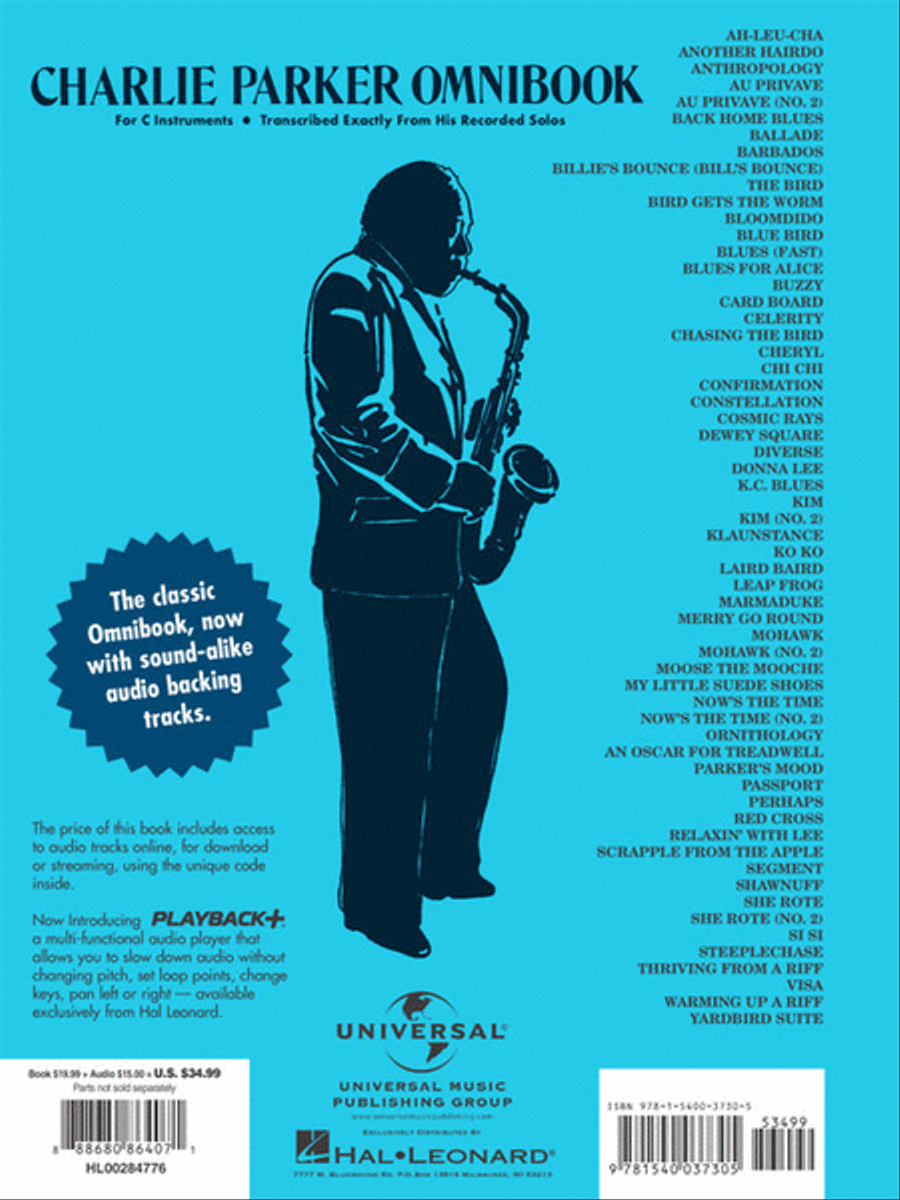 Charlie Parker Omnibook – Volume 1 C Instrument scores gallery preview page 9