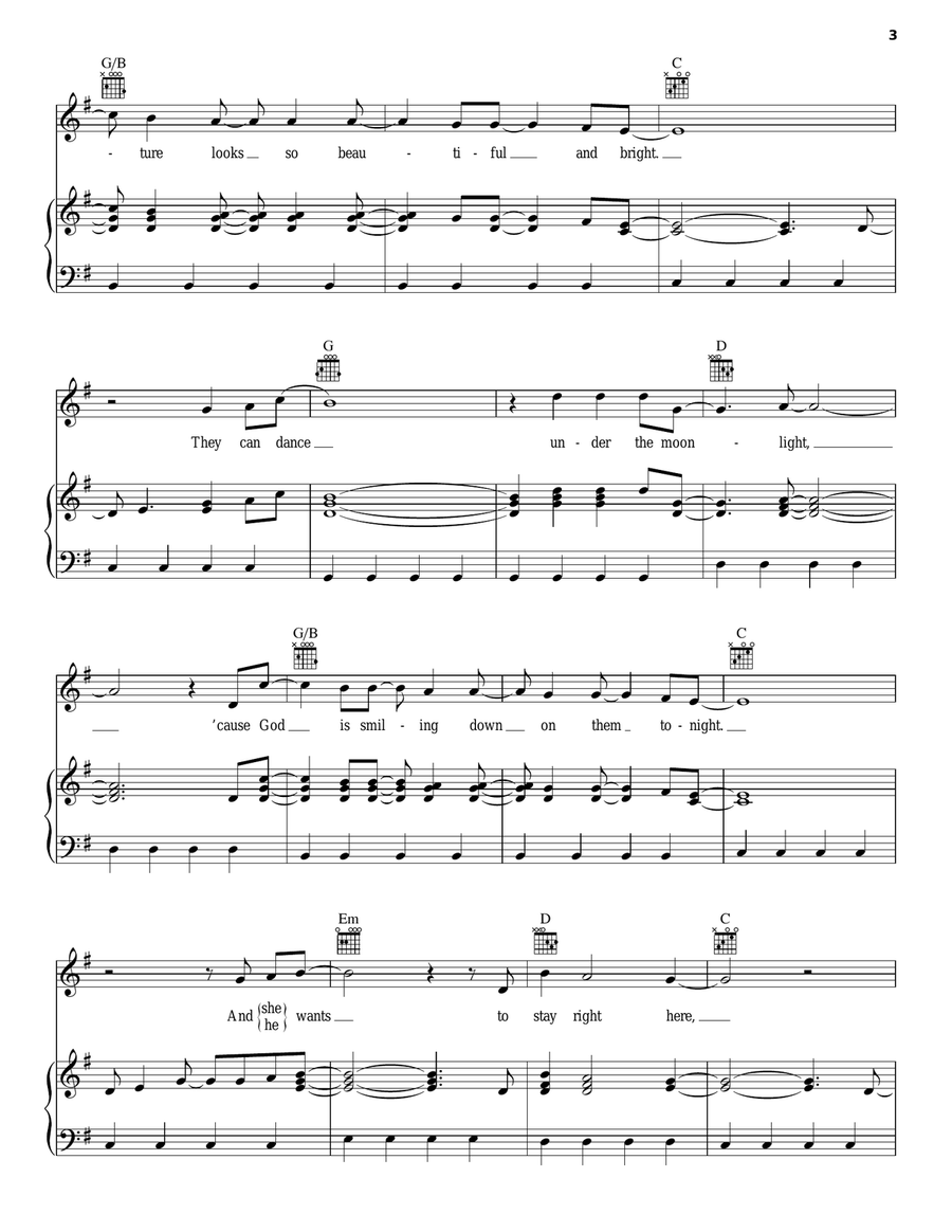 A Hundred More Years Acoustic Guitar scores gallery preview page 3