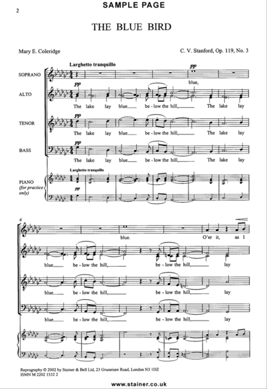 The Blue Bird 4-Part scores gallery preview page 2