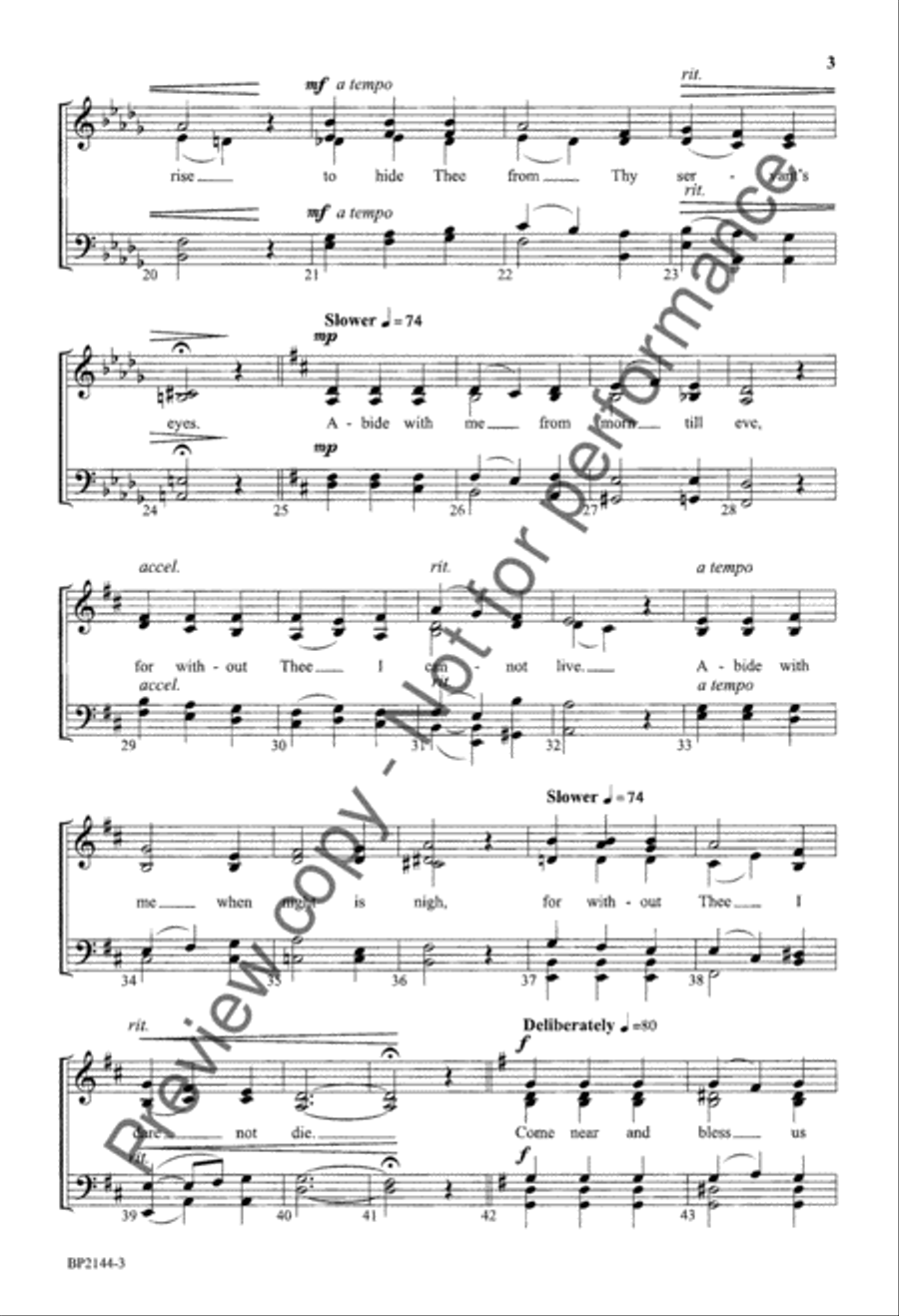 Sun of My Soul - Fettke Sun of My Soul - Fettke 4-Part scores gallery preview page 4
