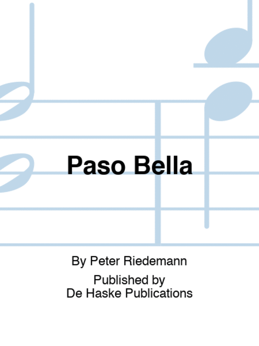 Paso Bella Paso Bella Concert Band scores gallery preview page 1