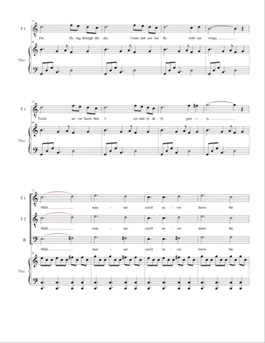 Super Hero Choir scores gallery preview page 4