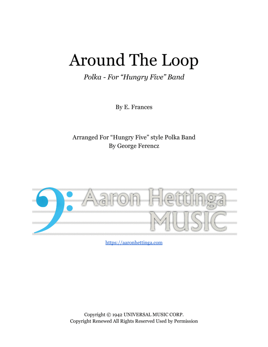 Around The Loop Polka Clarinet scores gallery preview page 1