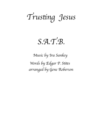 Book cover for Trusting Jesus Choir SATB