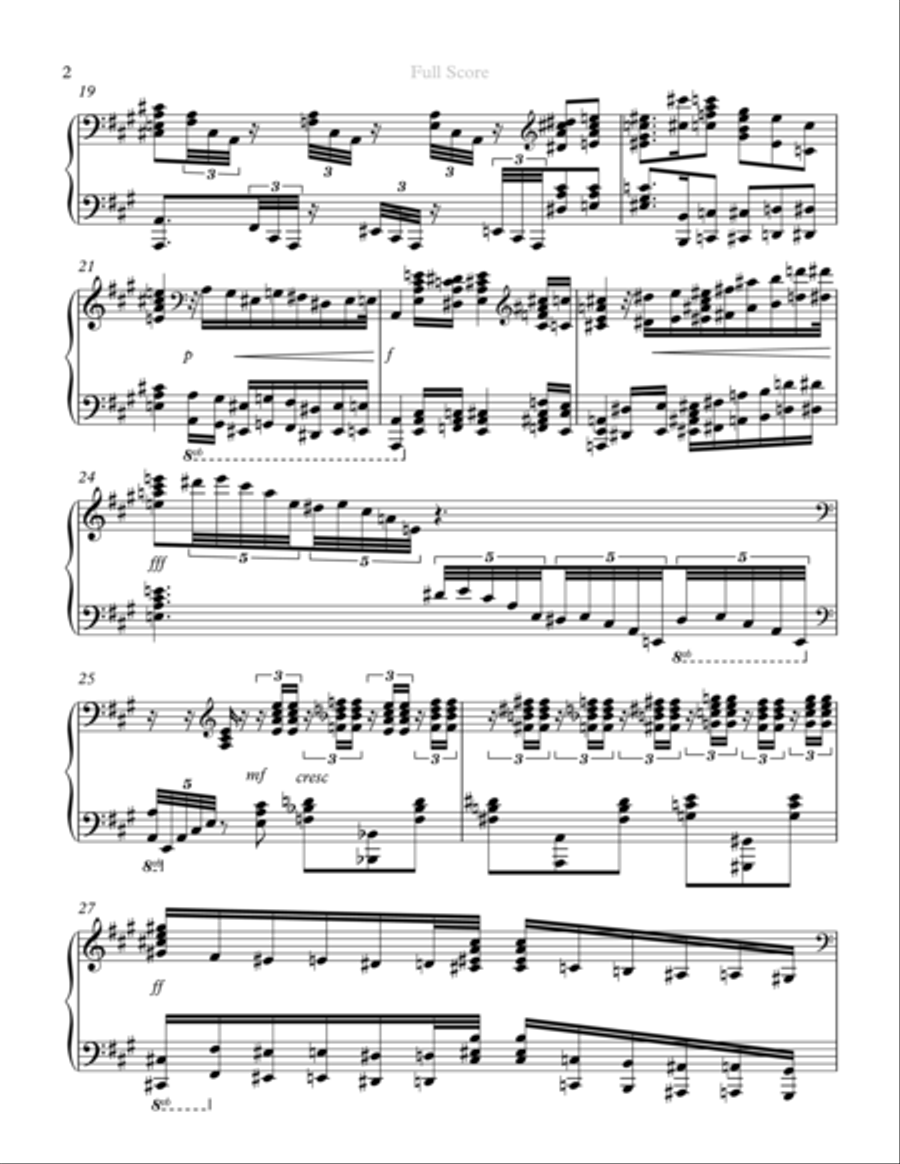 March Opus 33 Piano Solo scores gallery preview page 4