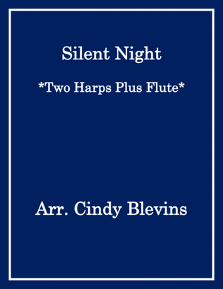 Book cover for Silent Night, for Two Harps Plus Flute