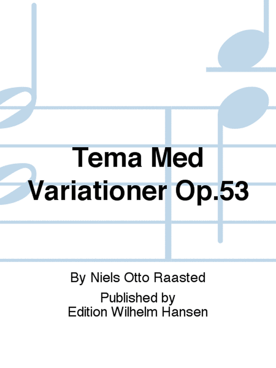 Tema Med Variationer Op.53