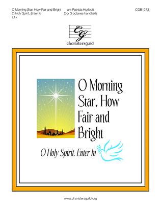 Book cover for O Morning Star, How Fair and Bright (2-3 Octaves)
