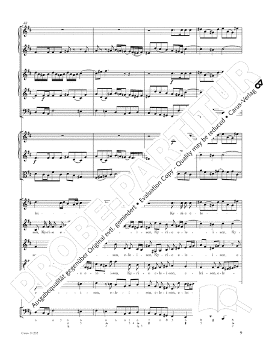 B Minor Mass, BWV 232 (Messe in h-Moll) SSATB scores gallery preview page 20