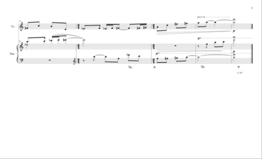 Suite Revelation for cello and piano Piano scores gallery preview page 5