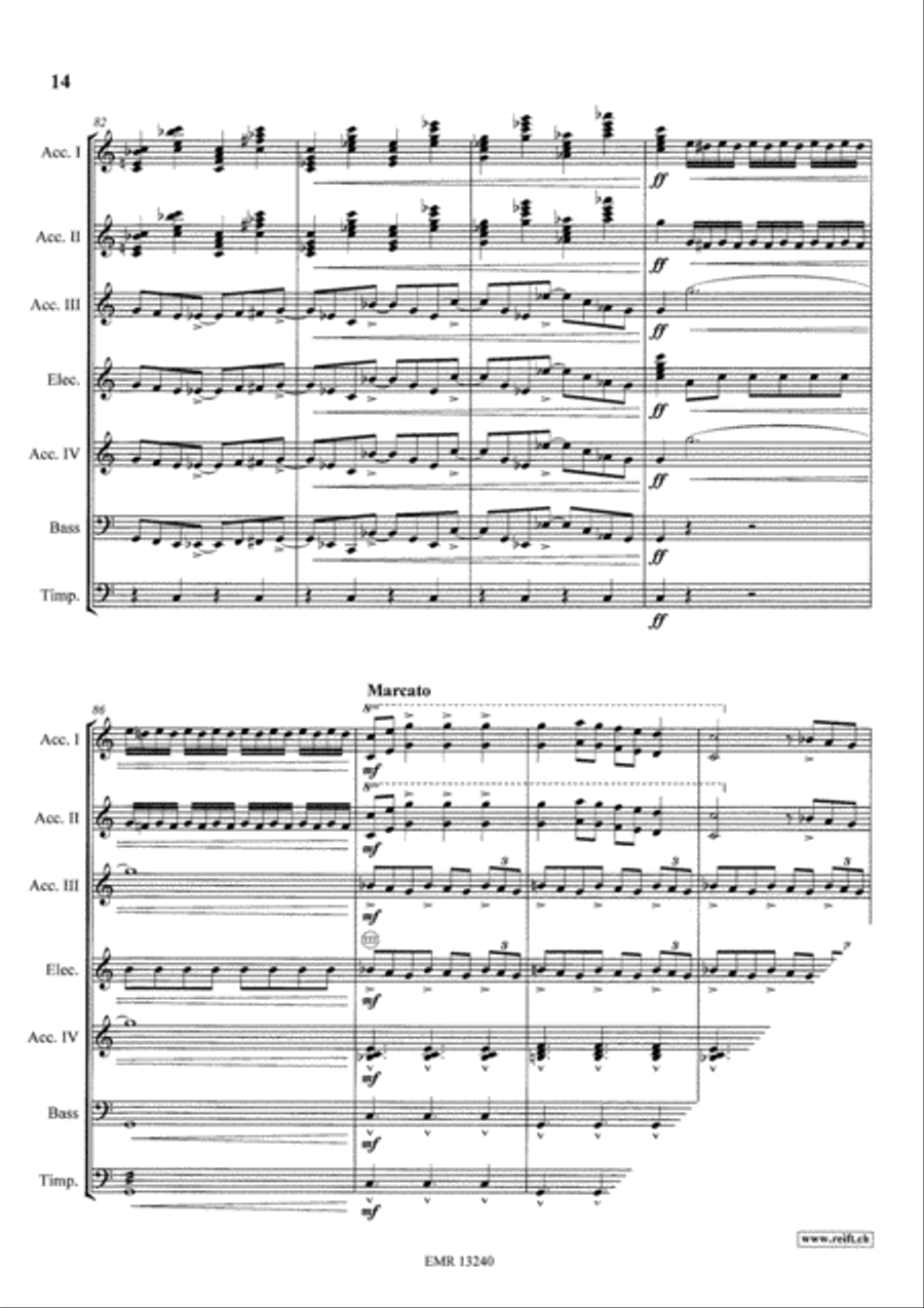 Rhapsody in Blue Accordion scores gallery preview page 14
