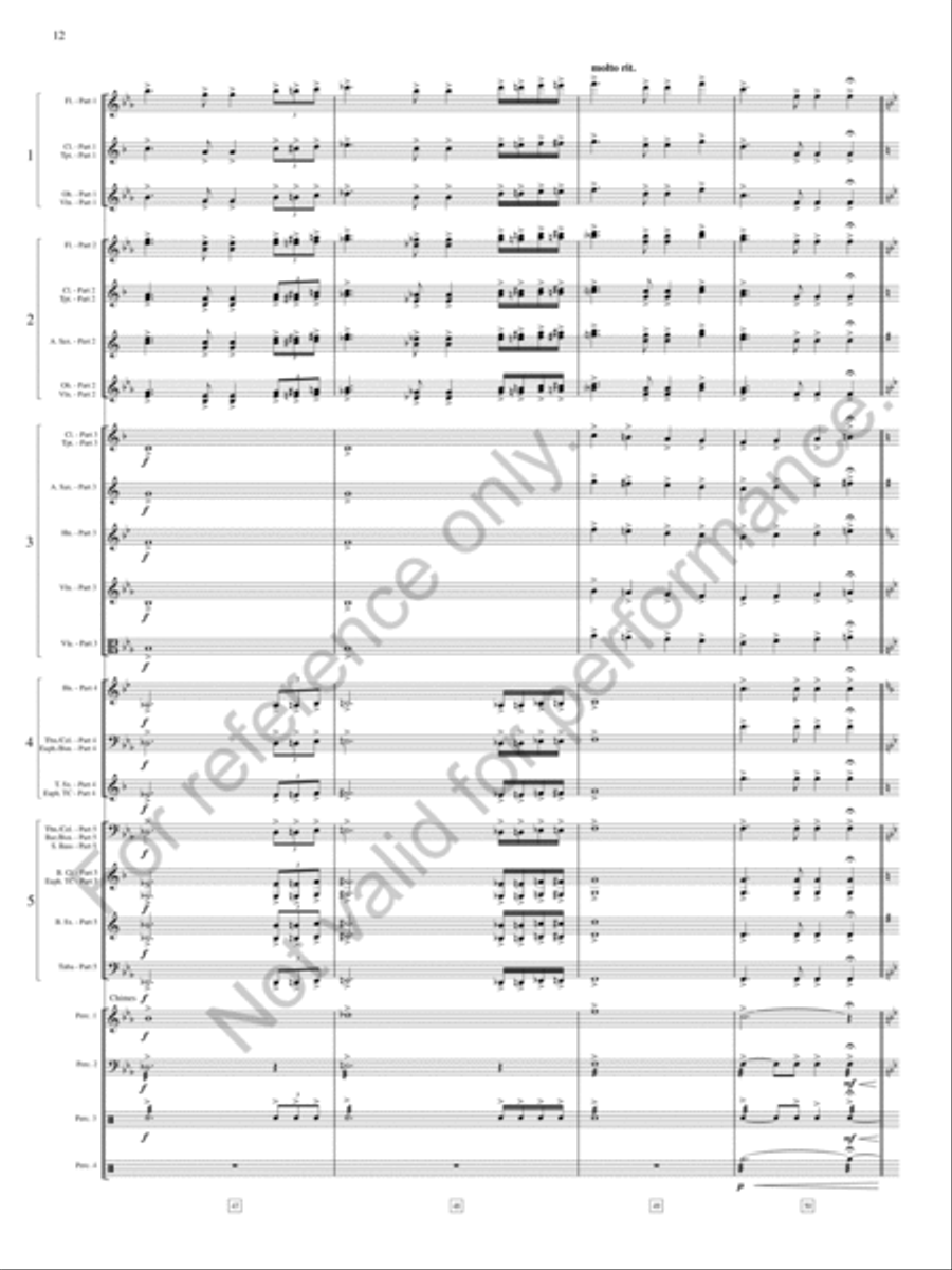 America The Beautiful Concert Band scores gallery preview page 13