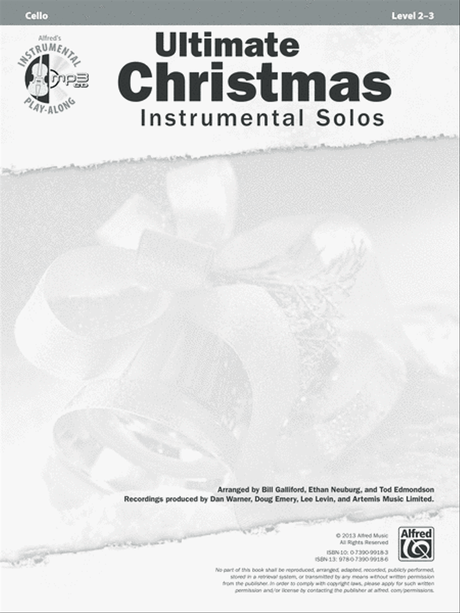 Ultimate Christmas Instrumental Solos for Strings String Orchestra scores gallery preview page 2