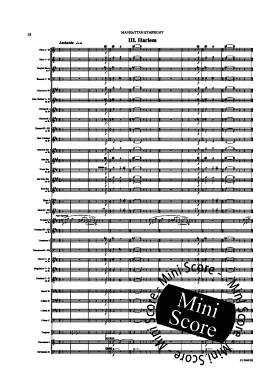 Manhattan Symphony Concert Band scores gallery preview page 22