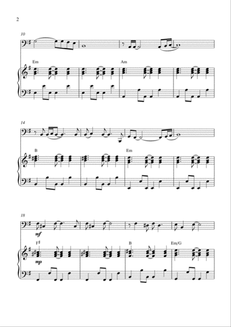 Friends Never Say Goodbye from THE ROAD TO EL DORADO Bassoon scores gallery preview page 2