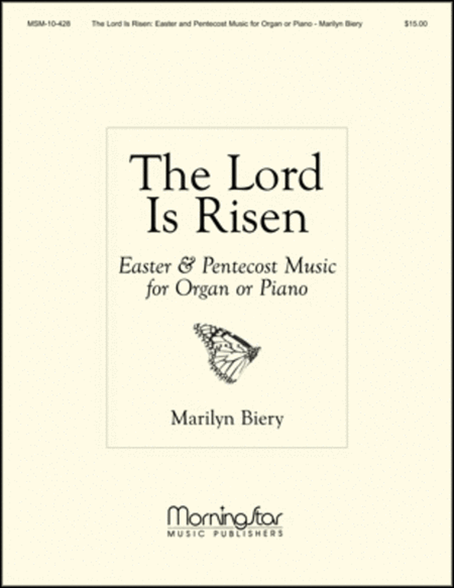 The Lord Is Risen Easter and Pentecost Music for Organ or Piano image number null