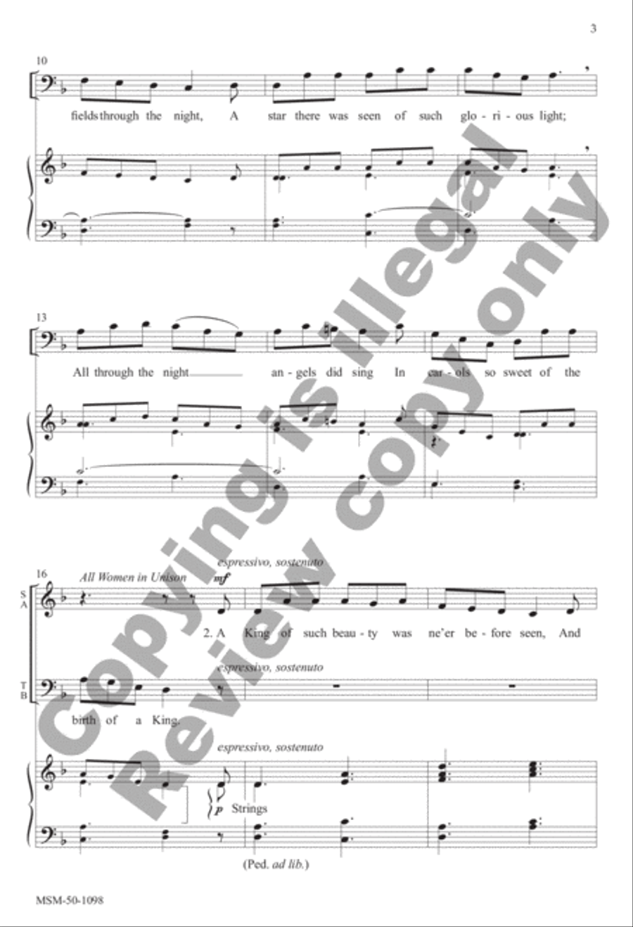 As Lately We Watched 4-Part scores gallery preview page 3
