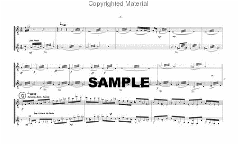 Caught'ya Caccia, Caged Waltz Percussion Ensemble scores gallery preview page 4