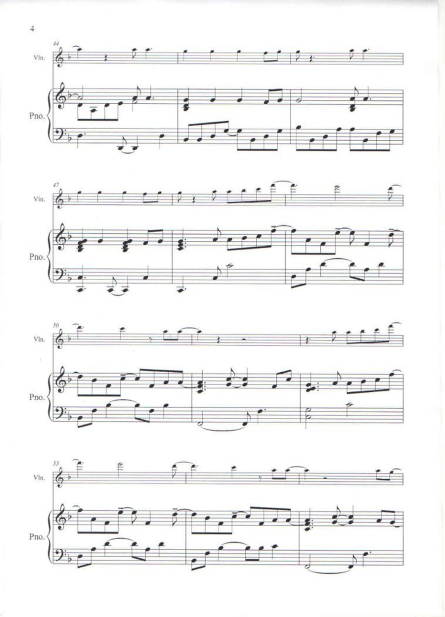 All Of Me All Of Me Violin Solo scores gallery preview page 4