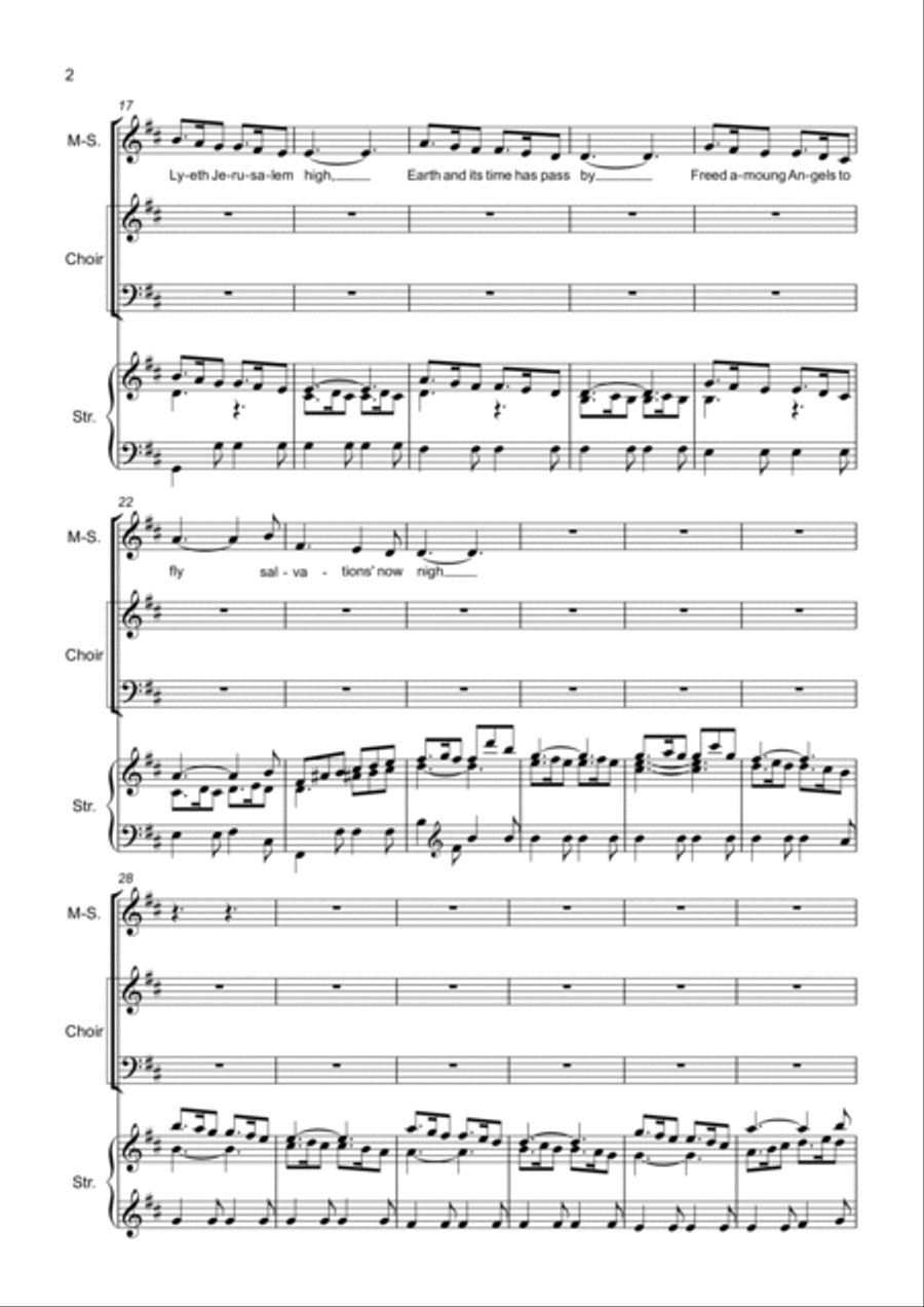 Air for Arlene Air for Arlene Choir scores gallery preview page 2