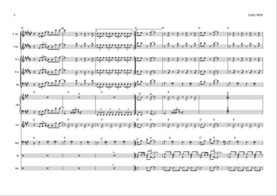 Eagle Rock Large Ensemble scores gallery preview page 6