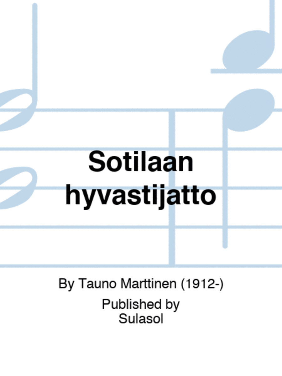 Sotilaan hyvästijättö Sotilaan hyvästijättö TTBB scores gallery preview page 1