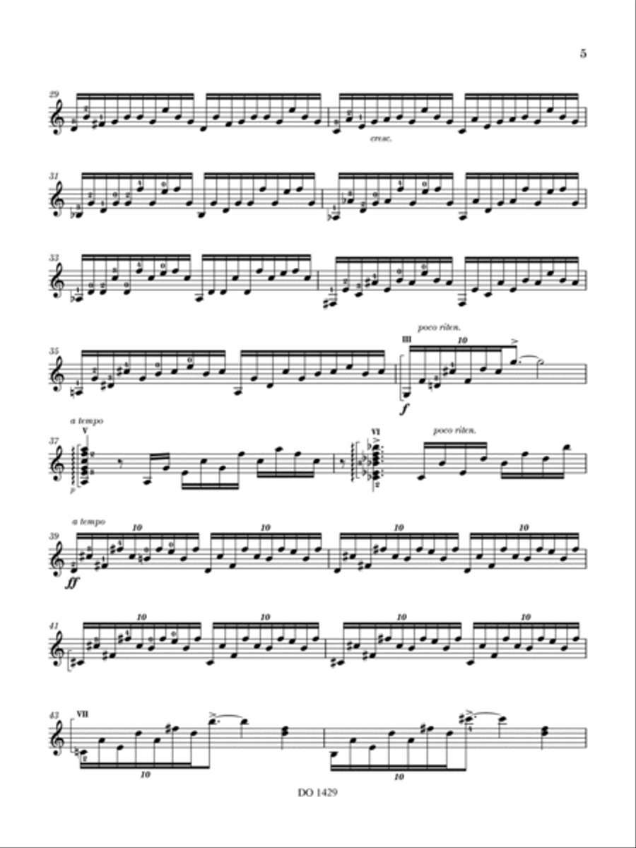Lyrical Etudes, Book 1 Lyrical Etudes, Book 1 Classical Guitar scores gallery preview page 6