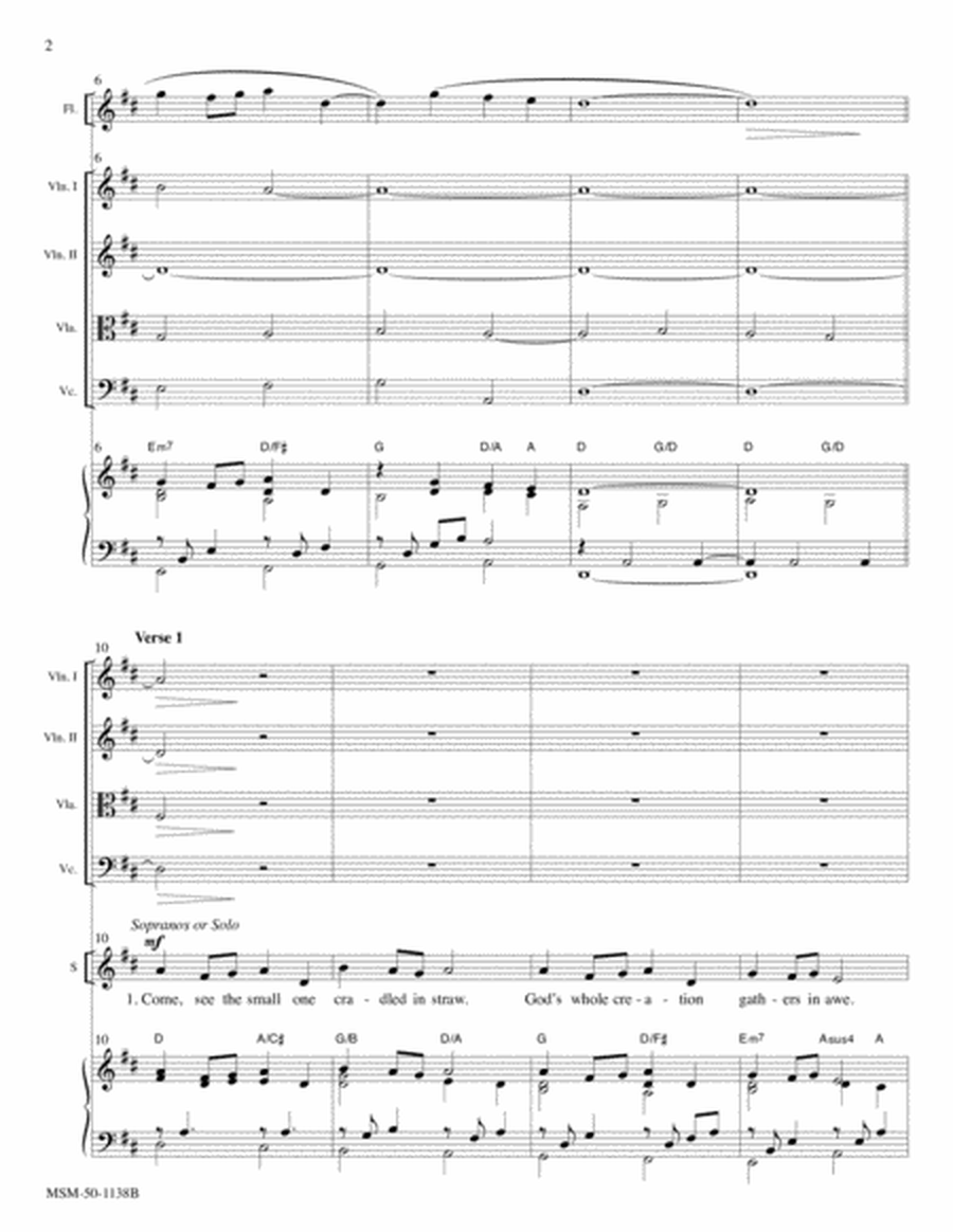 Christ's Lullaby (Downloadable Full Score)