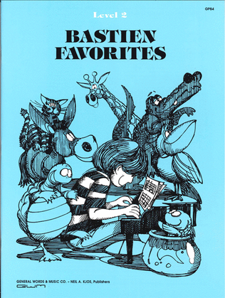 Book cover for Bastien Favorites, Level 2