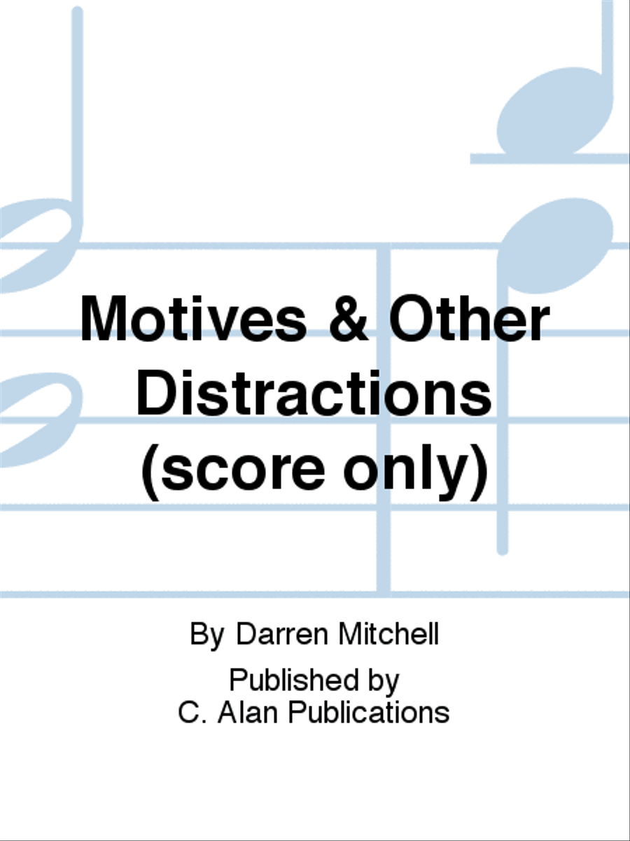 Motives & Other Distractions (score only) String Orchestra scores gallery preview page 1